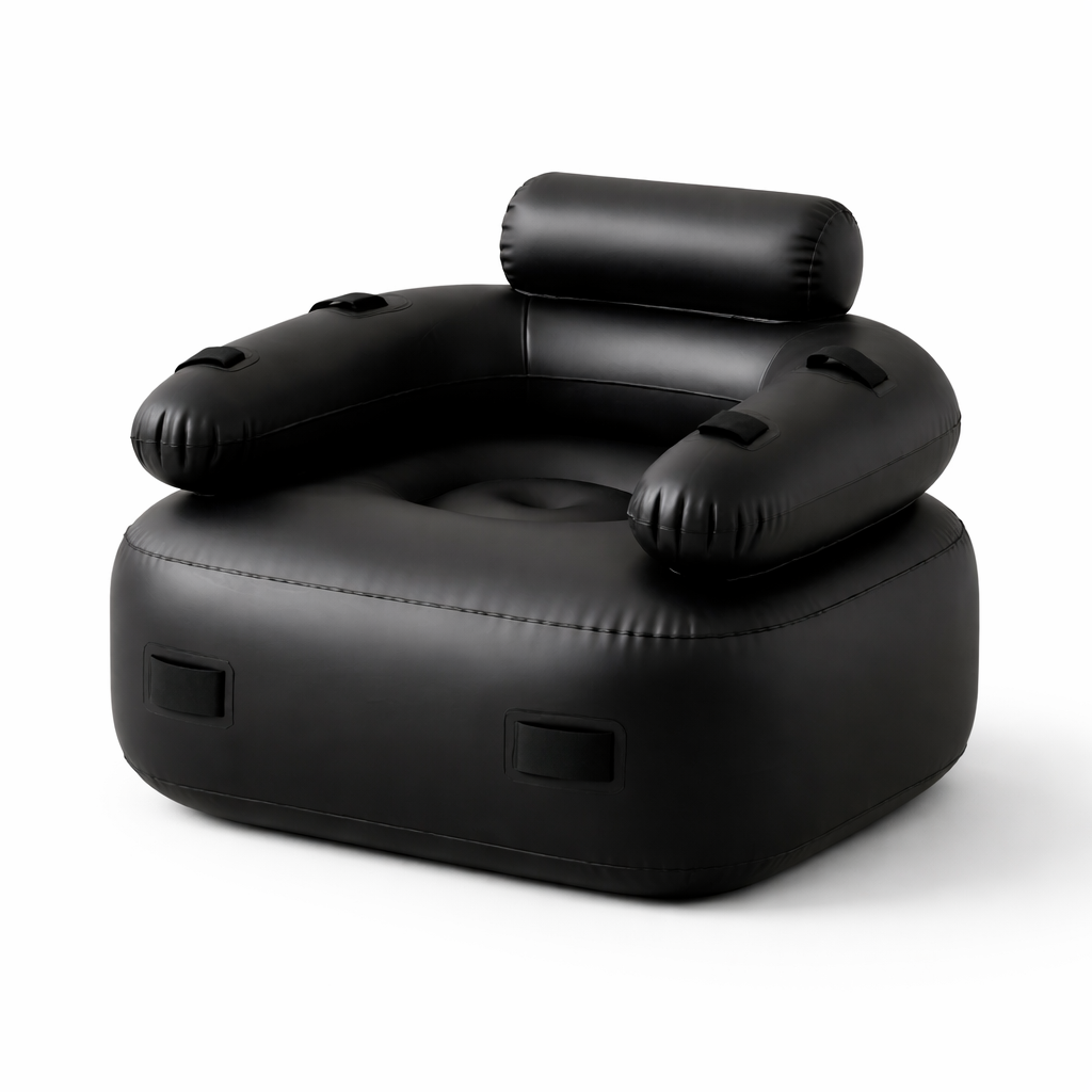 AIRBANG - Inflatable Sex Chair with Restraints +MASK Bondage Chair & Sex Furniture for Adults Blow up Sex Chair