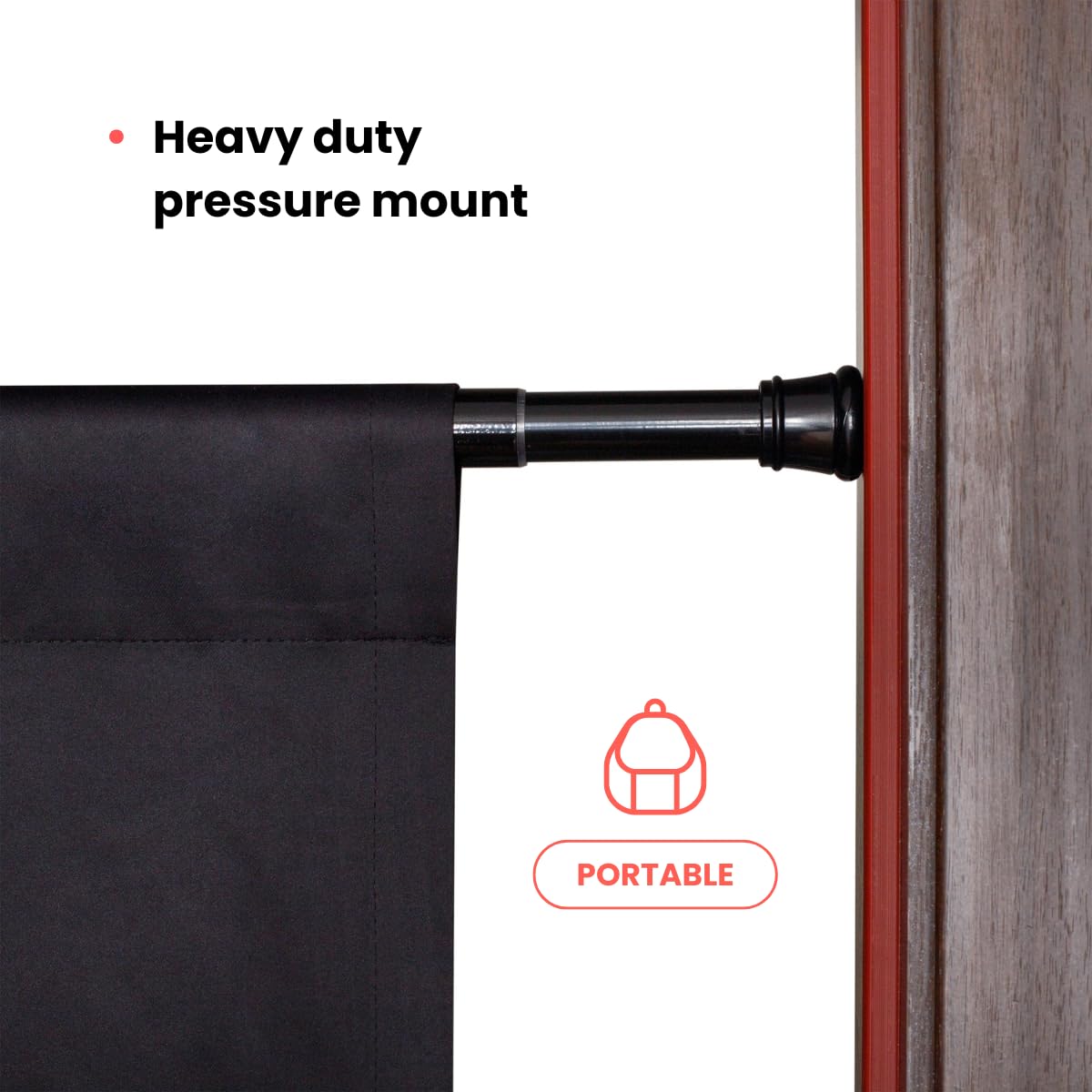 Glory Hole Wall - Gloryhole Kit Doorway- Portable Glory Hole Kit - Temporary Wall Partition with Hole - Mounts in 1 Minute - Fit Most Doorways 28-32’’