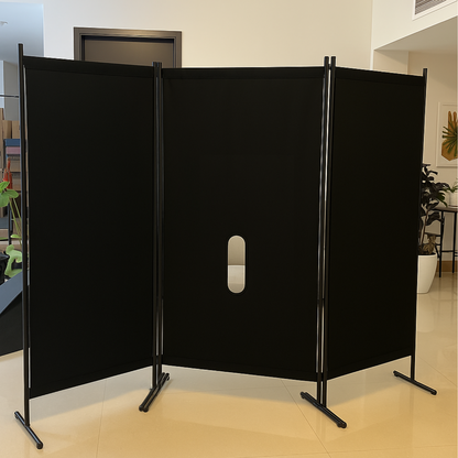 Freestanding Glory Hole Curtain Wall-No Drill Portable High-End Gloryhole Kit with Durable Metal Frame