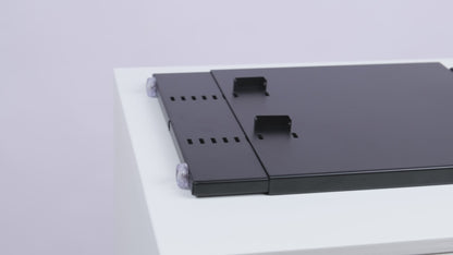 2-Pack Metal Adjustable Shelf-Heavy Duty Powder-Coated Steel Organizer for School & Gym