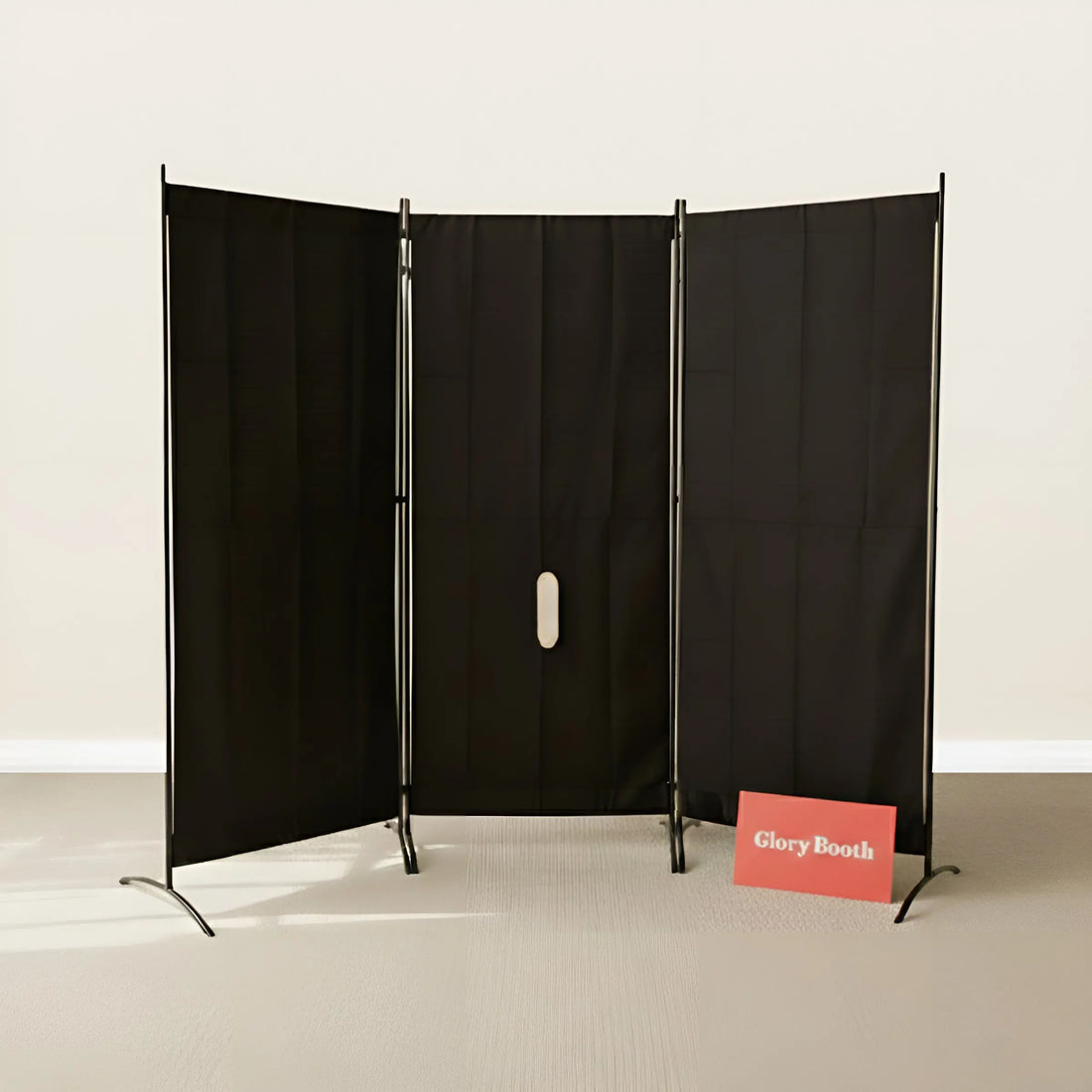 GLORY BOOTH - Freestanding Glory Hole Wall - Portable High-End Gloryhole Kit with Durable Metal Frame Home in Bold